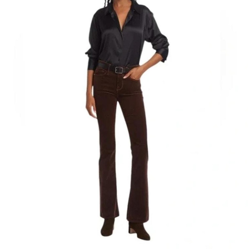 AG Adriano Goldschmied Chocolate Corduroy Pants (The Ballad - Slim Boot)